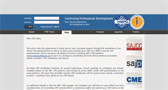 Desktop Screenshot of cpdjournals.co.za